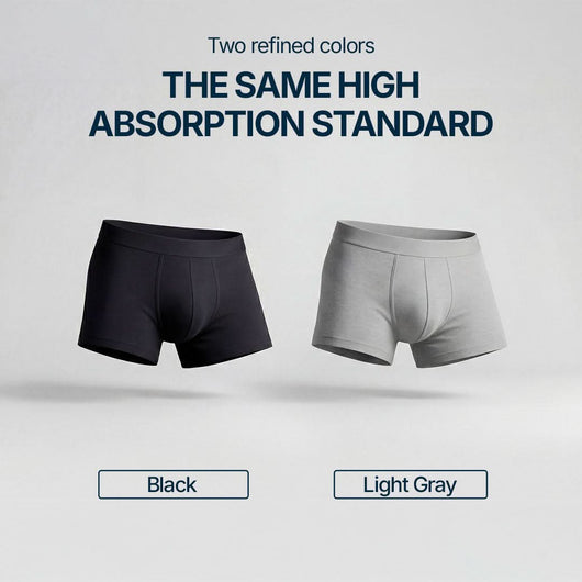Men's Ultra-Absorbent Washable Incontinence Boxer Brief