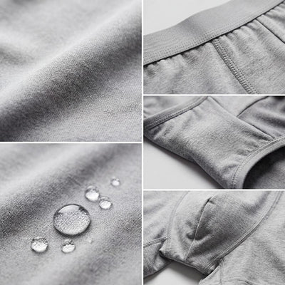 Men's Ultra-Absorbent Washable Incontinence Boxer Brief